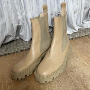 ZARA LUG SOLE BOOTS